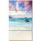 Designart - Exotic Seashore Sunset Over Blue Sea - Extra Large Seascape Art Canvas